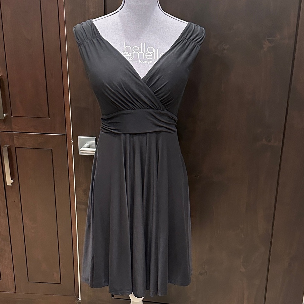 SOMA- adorable Black Dress with Pockets